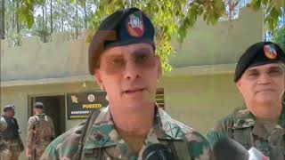 El Comandante General del Ejército recorre la frontera