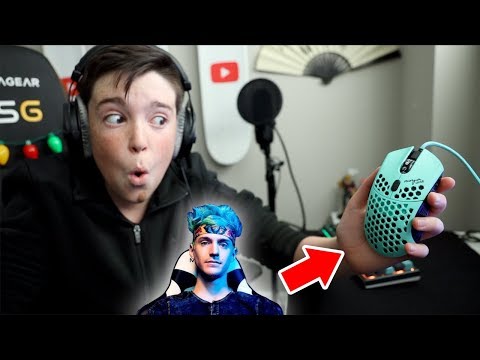 THEY SENT ME NINJA'S FINAL MOUSE!! - Fortnite Battle Royale