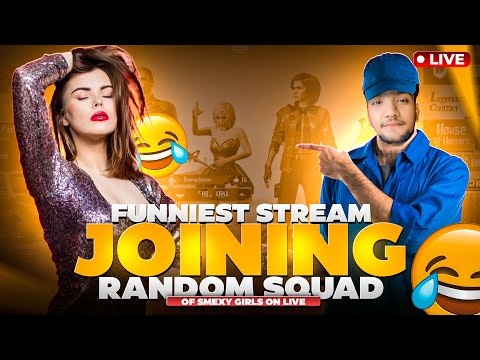 JOINING RANDOM SQUAD OF GILRS ON LIVE BGMI & PUBG - SAMSUNG,A7,A8,J4,J5,J6,J7,J2,J3,XS,A3,A4,A5