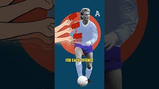 The player sent off 5 times in 1 match