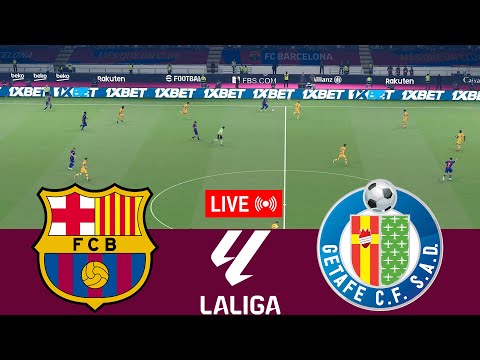 [LIVE] Barcelona vs Getafe La Liga 25/26 Full Match - Video Game Simulation