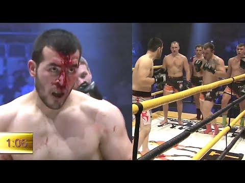Один против четверых! НИКТО НЕ ОЖИДАЛ ТАКОГО! Кровавый турнир для лучших бойцов нокаутеров!