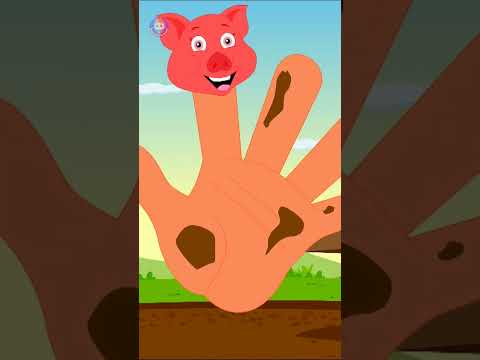 Piggy Finger Family #trending #viral #shorts #ytshorts #kidscartoon #kidsmusic