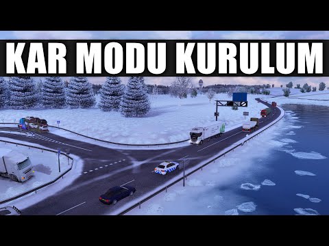 FPS YÜKSELTEN KIŞ MODU GELDİ !! KAR MODU KURULUM | ETS2MP