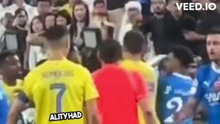 Cristiano Ronaldo RED CARD Incident! Shocking!#soccer #football #portugal #cr7 #ronaldo #saudiarabia