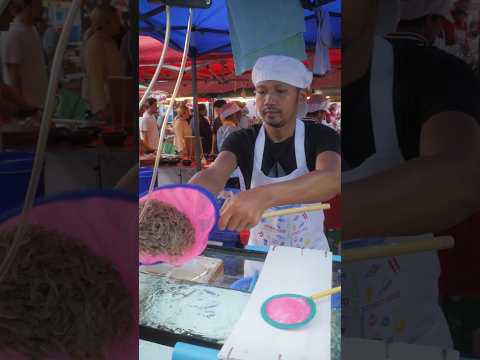 Super Fresh! Dancing Shrimp Salad in Night Market