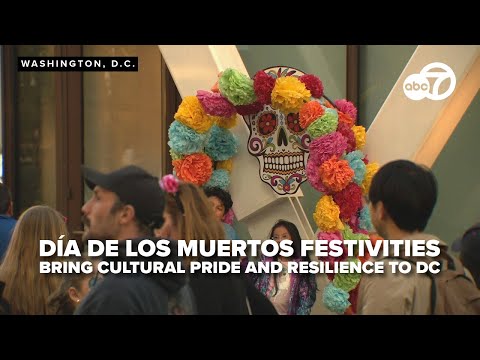 YouTube video thumbnail: Día de los Muertos Festivities Bring Cultural Pride and Resilience to DC