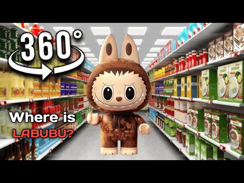 Where is LABUBU! Finding Challenge 360 Video #labubu #360