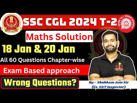 SSC CGL 2024 Mains all 60 questions chapter-wise Solution| Exam level and wrong questions.