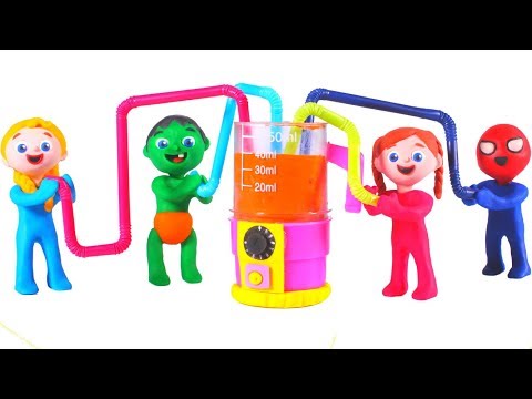 Tommy And His Friends Making Healthy Smoothies 💕Cartoons For Kids