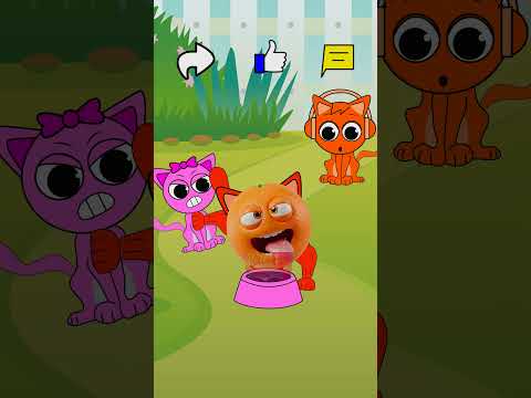 Who Deserves The Food Hungry CAT Sprunki VS Italian Brainrot UDin Din Dun #funny