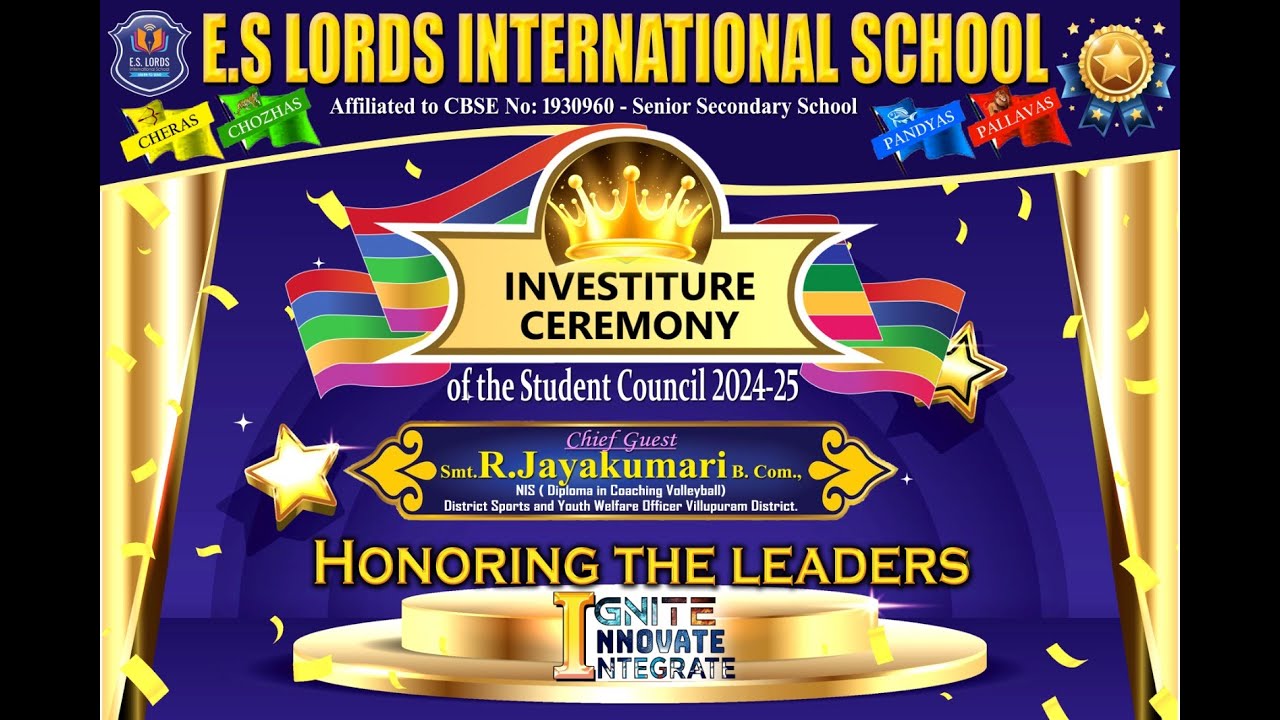 Investiture Ceremony 2024 @ E.S LORDS