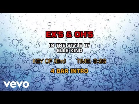 Elle King – Ex’s & Oh’s (Karaoke)