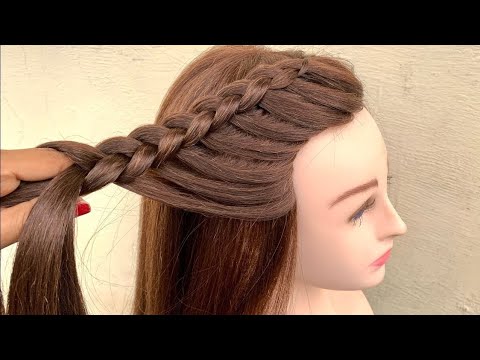 Engagement Hairstyle for Bridal Hair style Girl | Beautiful Wedding hairstyle