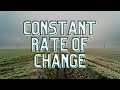 Exploring Constant Rate of Change and Proportionality
