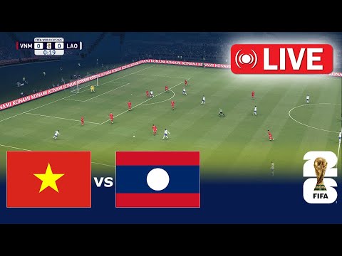 TRỰC TIẾP: LÀO vs VIỆT NAM - Vòng loại World Cup khu vực Châu Á | Lối chơi PES Gameplay