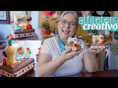 Alfiletero:Con una esponjilla de cocina y a mano/ para ti, para regalar o para vender