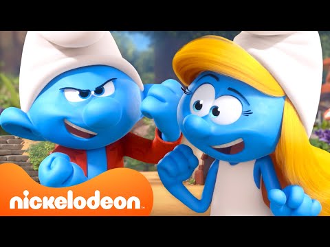 30 دقيقة من تعاون السنافر! 💪 | نكتونز | السنافر | Nickelodeon Arabia