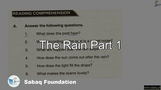 The Rain Part 1
