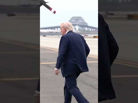 President Trump returns from Pope Francis' funeral