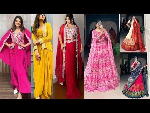 Buy Viral Designer Readymade Indo Western dress / stitched lehenga choli / Whatsapp +91 9558414343