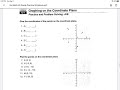Coordinate Plane Concepts and Variables