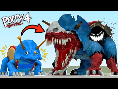 NEW CURSED TRICERADRUM FROM PIANOSAURUS FAMILY POPPY PLAYTIME 4 In Garry's Mod