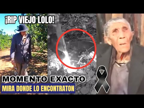 ¡WAO 😭💔 DIOS MIO! El Viejo Lolo Fue Encontrado en una Alcantarill4 No Lo Vas A Creer