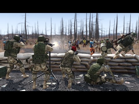 Chernobyl's Silent Army: RUSSIAN army [Армия России] vs Zombies/Demons - CHERNOBYL ZOMBIE OUTBREAK