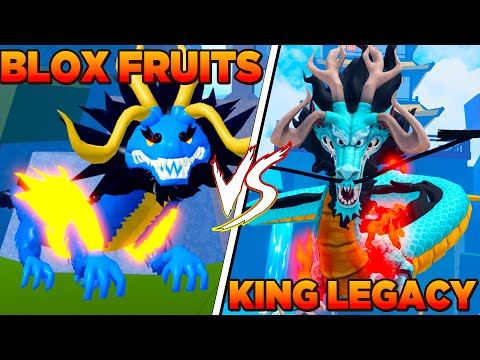 BLOX FRUITS VS KING LEGACY! QUAL É O MELHOR?