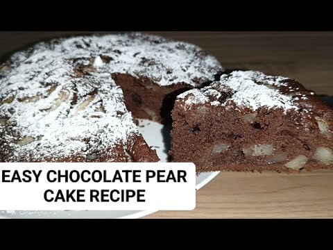 "La Torta Pere e Cioccolato più Soffice di Sempre! 🍐🍫 Da Provare Subito!"
