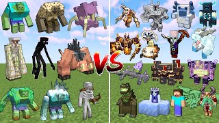 ALL Minecraft Mutant Mobs vs Every Strongest Boss Mob