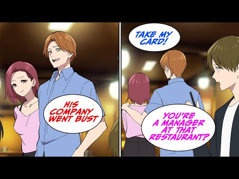 Ran into my old classmate at a restaurant, but then... [Manga Dub]