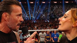 RAW ON NETFLIX Reactions: CM Punk Becky Lynch Segment 