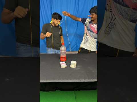 amazing bottle flip and pull the Clip funny family challenge ✅ #shorts #game