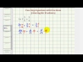 Solving Two-Step Equations with Fractions