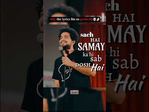 Why the lyrics fits so perfectly💀🤌🏻#indiagotlatent #trendingreels #SamayRaina #RanveerAllahbadia