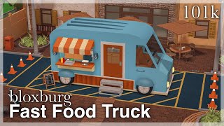Bloxburg - Fast Food Truck Speedbuild 🍟 (full build + tour) | Roblox