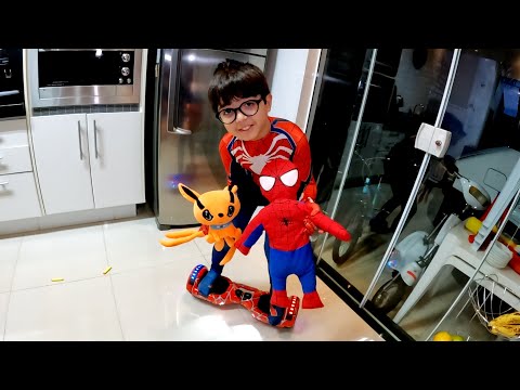 PEQUENO HOMEM ARANHA DESAFIO DE HOVERBOARD!