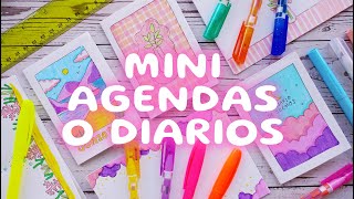 CÓMO HACER UNA MINI AGENDA o DIARIO con un CUADERNO DE ORIGAMI ✂️ MANUALIDADES de PAPELERIA CREATIVA