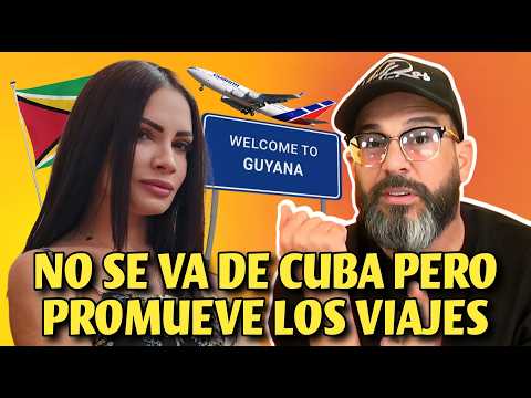 La doble moral de la actriz Bellisa Cruz no se irá de Cuba, pero promueve agencias de viaje a Guyana