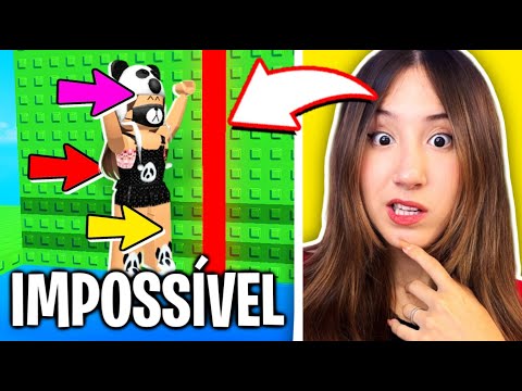 Tentando fazer WALLHOP IMPOSSÍVEL no ROBLOX!
