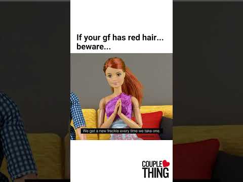 If Your GF Has Red Hair... Beware | CoupleThing #red #redhead #redhair #soul  #funny #comedy  #meme