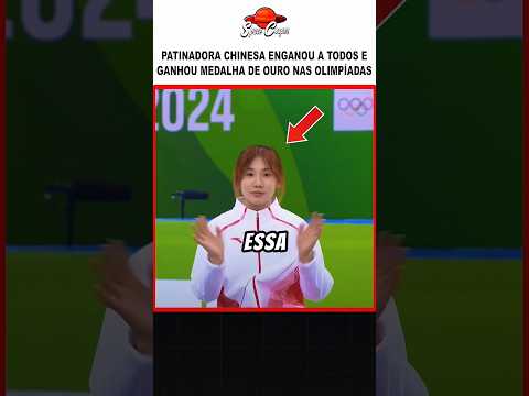 Patinadora ENGANA TODOS e VENCE as OLIMPÍADAS de Inverno #shorts #olimpiadas