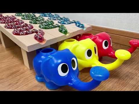 Marble Run Race ☆ HABA Slope & Retro Truck, Garbage Truck Long Version