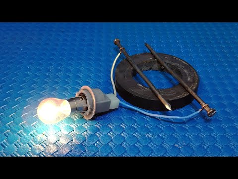 How to generate free electricity with magnet and nails | Simple Tips