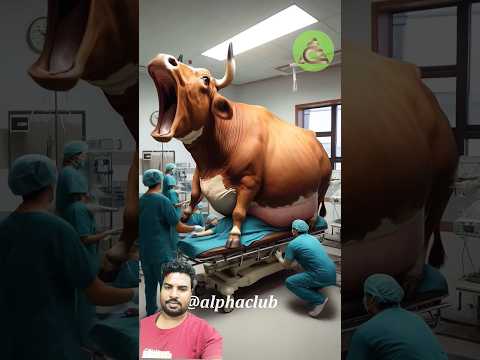Doctor Rescue Pregnant & heavy cow #cow #doctor #animals #animaldoctor #animalhospital #animalcare