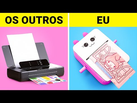 AS MELHORES IDEIAS COM PAPELÃO 📦 Truques: Bons x Ruins 😍 Impressora e Outros Brinquedos DIY, por 123