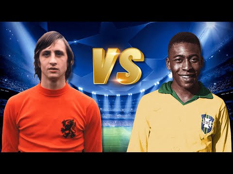 Johan Cruyff 🆚 Pelé🔥LONG VS 🐐