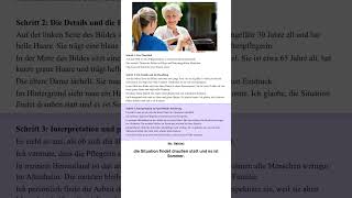 Bildbeschreibung auf dem Niveau B1 #deutschlernen #germanlanguage